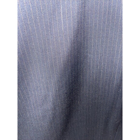 Albert Nippon Men’s Dress Blazer Size 46R Black Pinstripe Wool/Cashmere Blend - Picture 10 of 12
